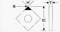 Square Diamond Cutting Insert