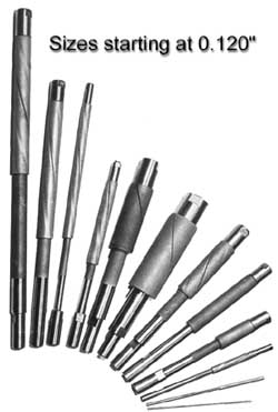 Array of Single Pass Diamond Bore Finishers